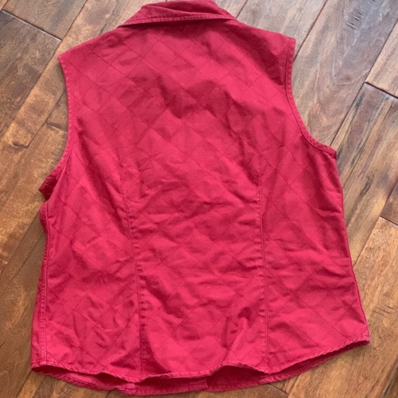 🌸 2/30 Vintage Talbots Jean Vest 🌸 - Picture 4 of 4